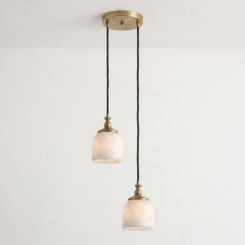 Radilum Chart Alabaster Cluster Chandelier