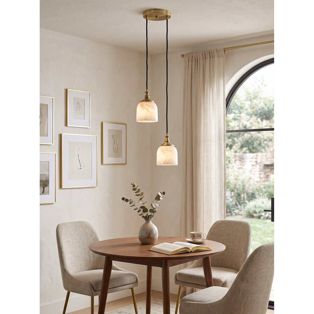 Radilum Chart Alabaster Cluster Chandelier