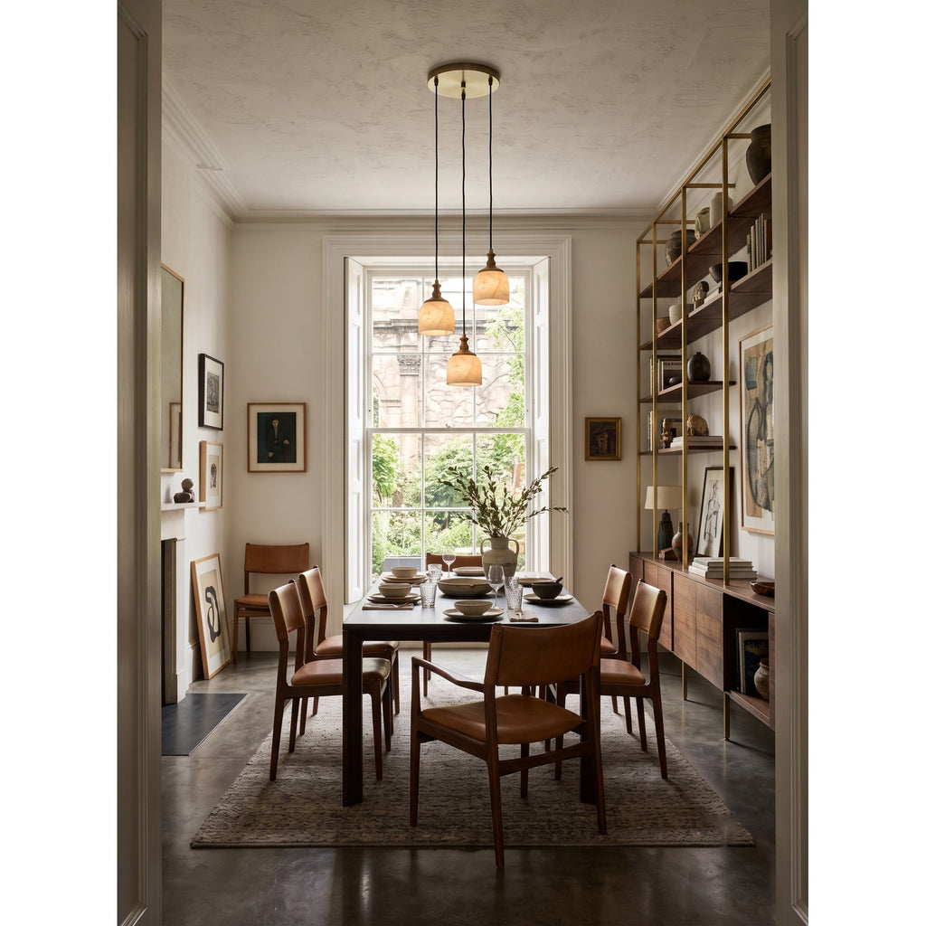 Radilum Chart Alabaster Cluster Chandelier
