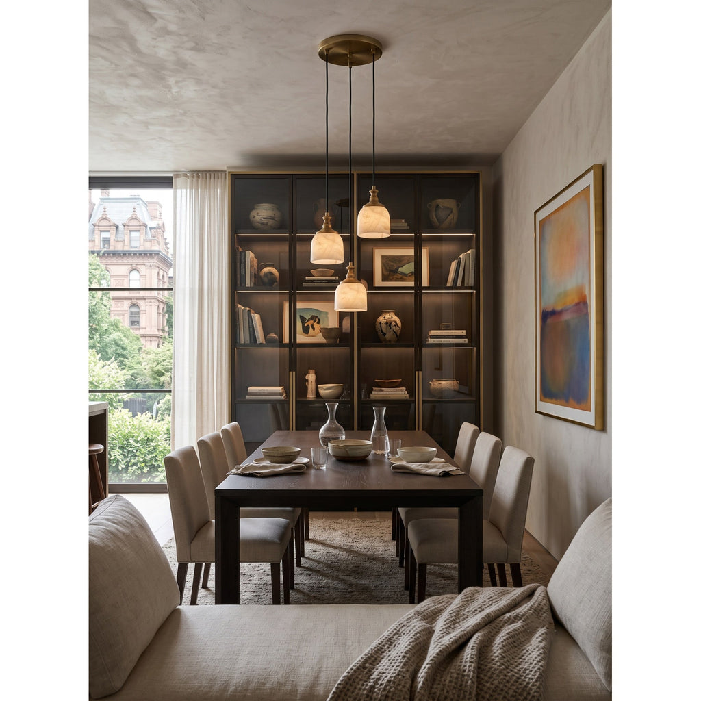 Radilum Chart Alabaster Cluster Chandelier