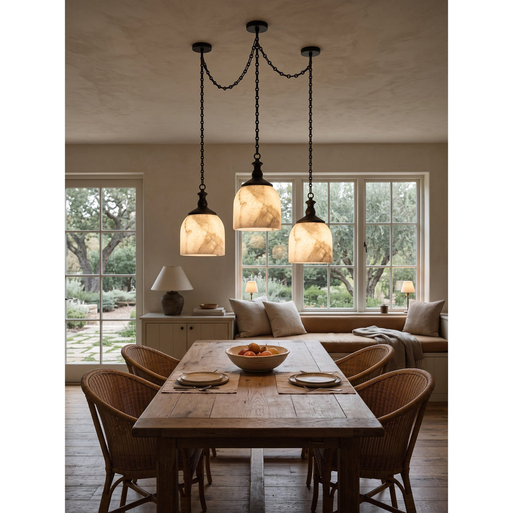 Radilum Chart Chain Alabaster Chandelier