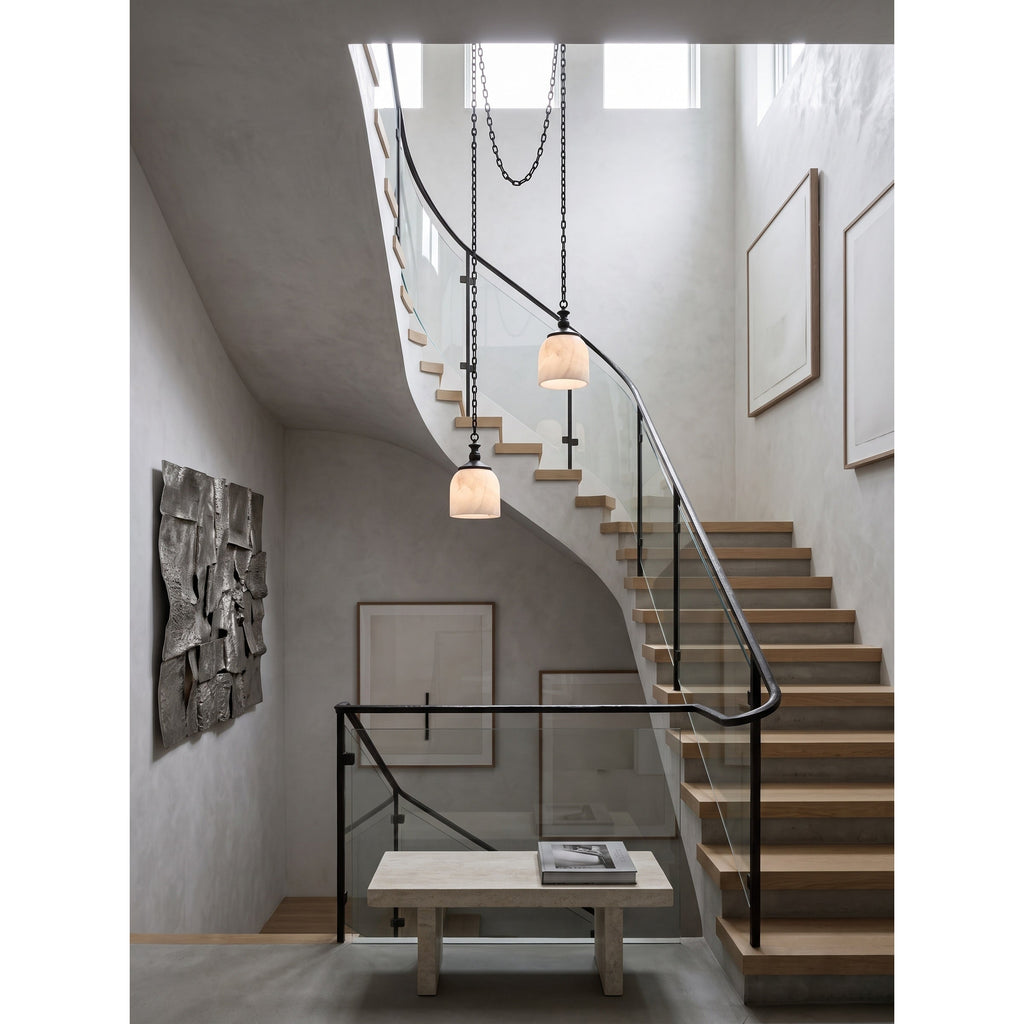 Radilum Chart Chain Alabaster Chandelier