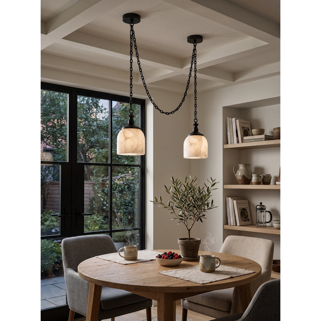 Radilum Chart Chain Alabaster Chandelier