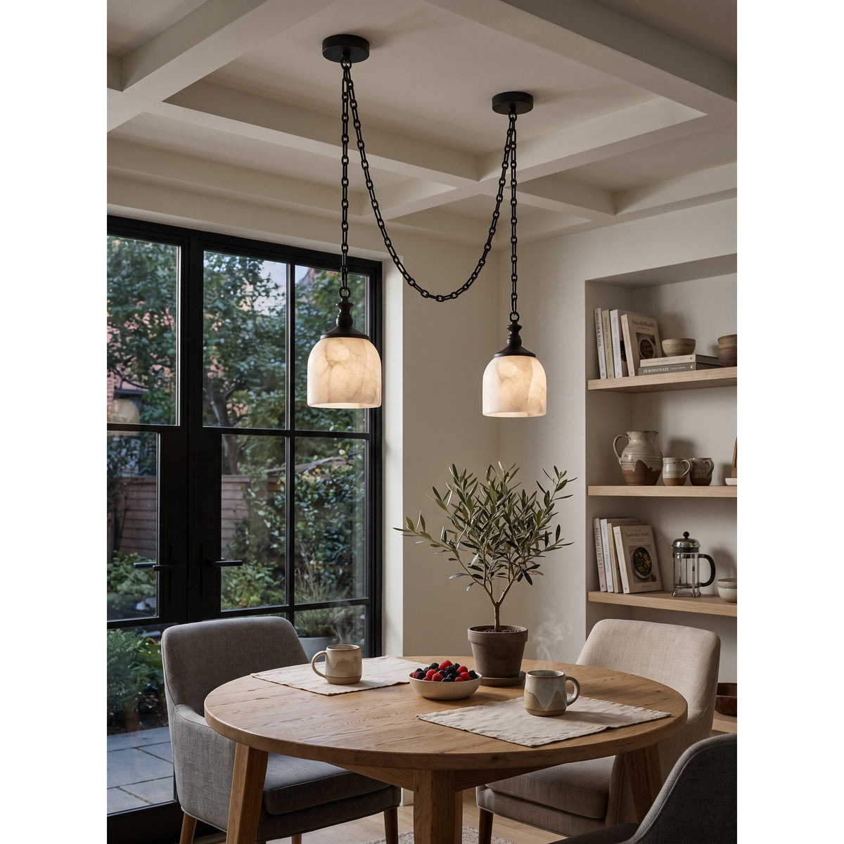 Radilum Chart Chain Alabaster Chandelier