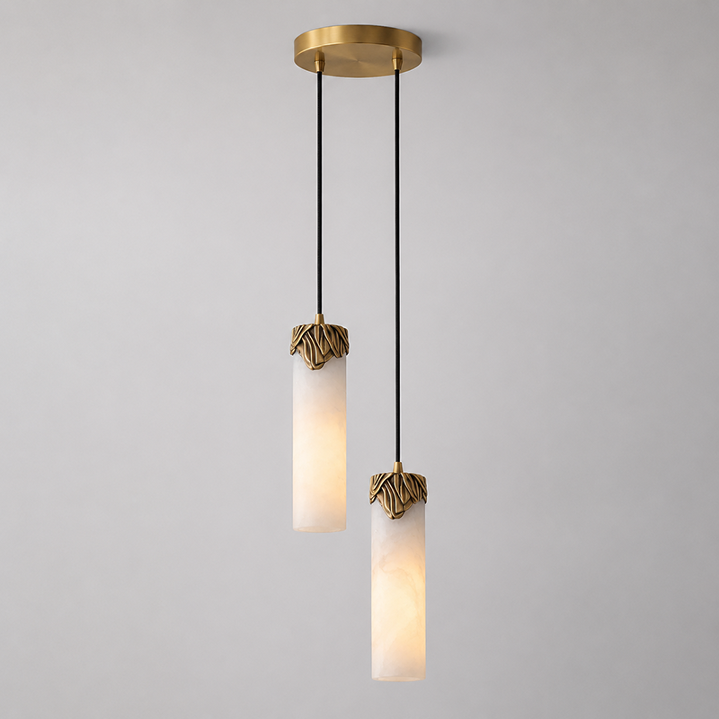 Radilum Dansani Lyra Alabaster Chandelier