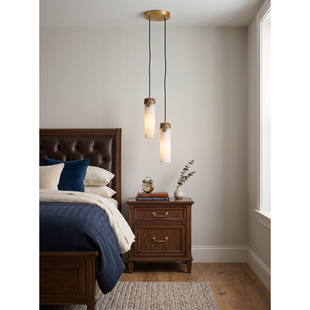 Radilum Dansani Lyra Alabaster Chandelier