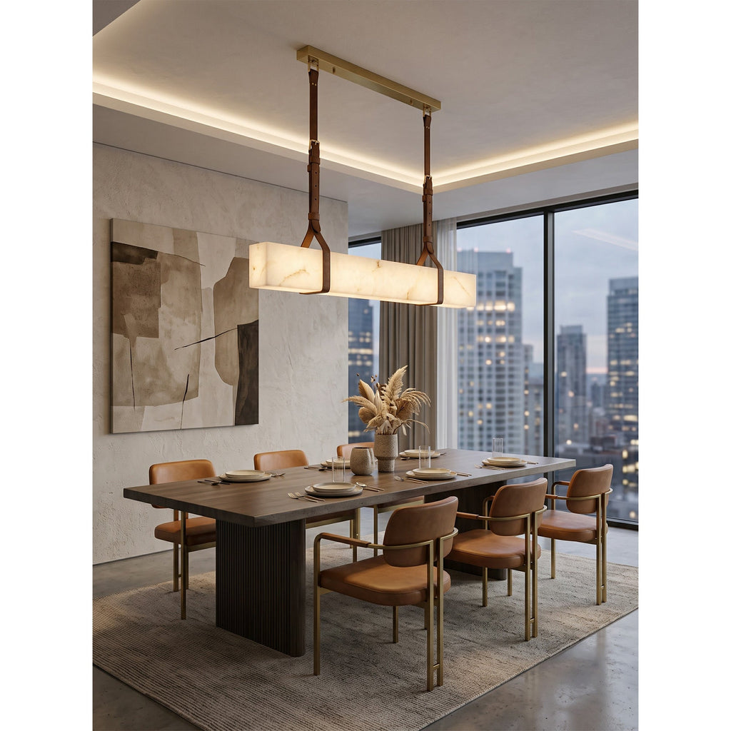 Radilum Frozen Alabaster Chandelier