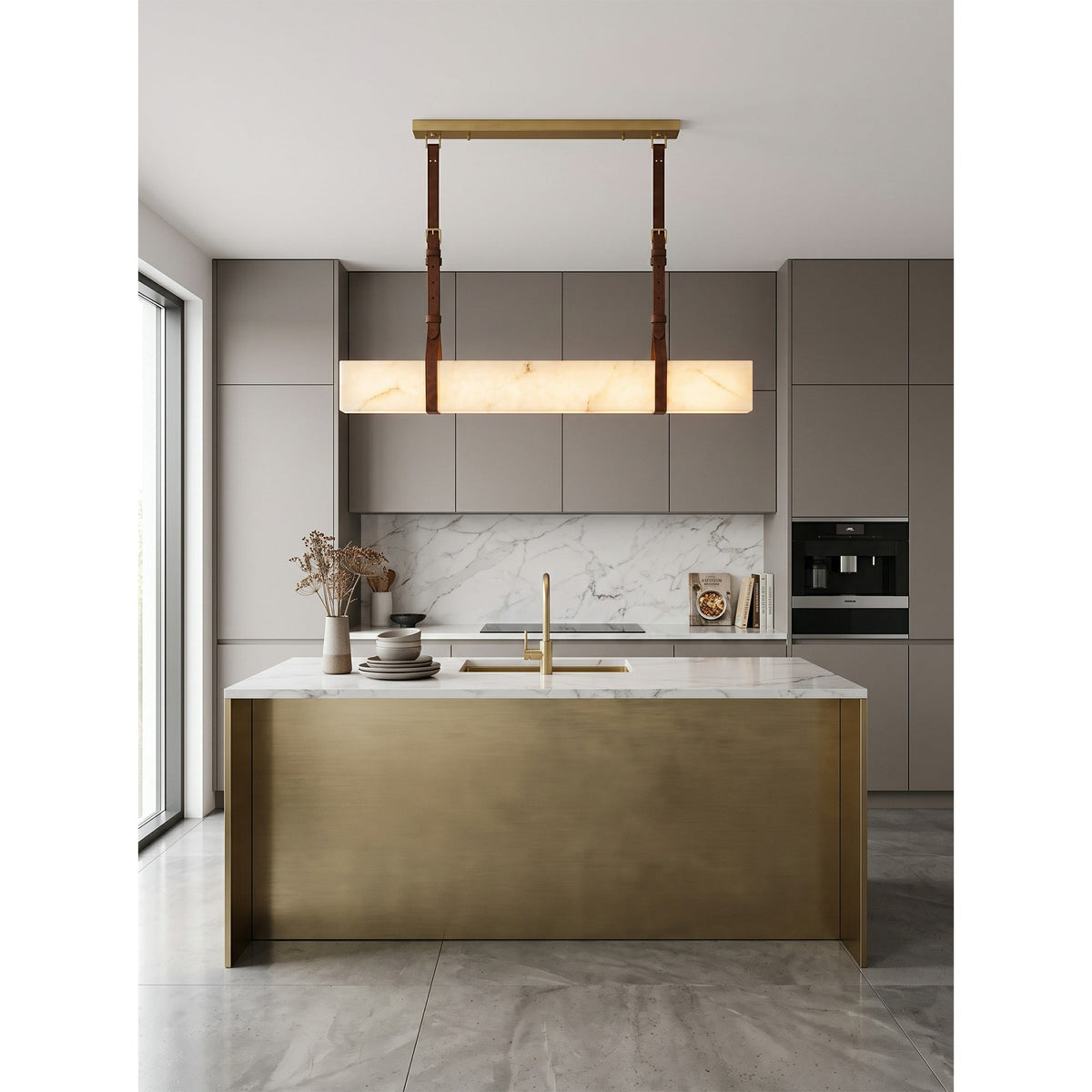 Radilum Frozen Alabaster Chandelier