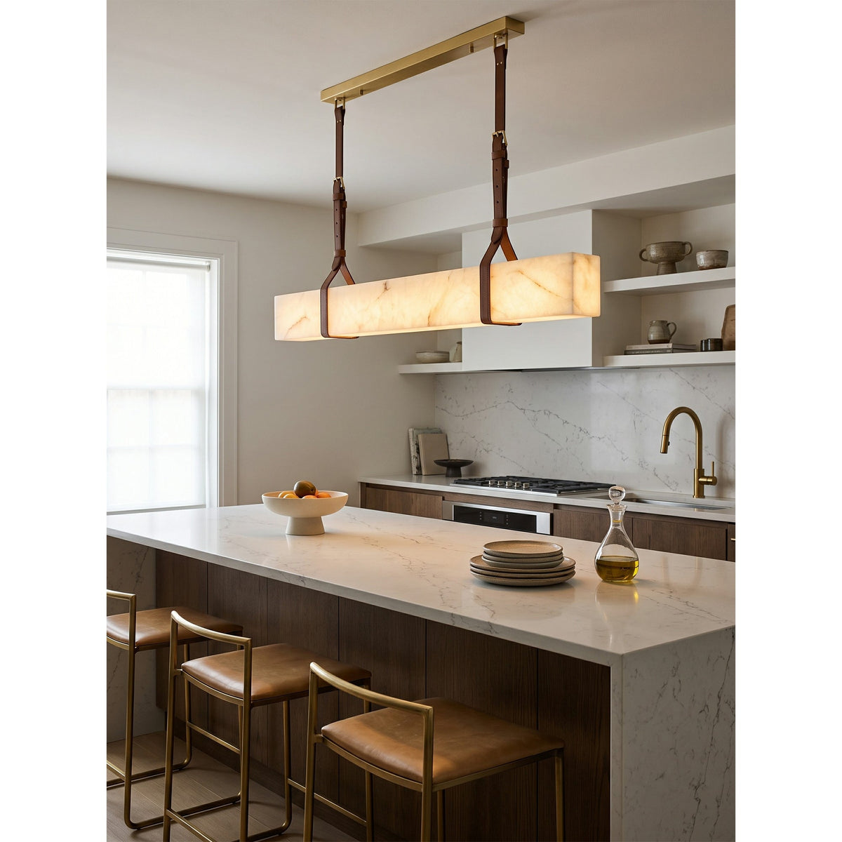 Radilum Frozen Alabaster Chandelier