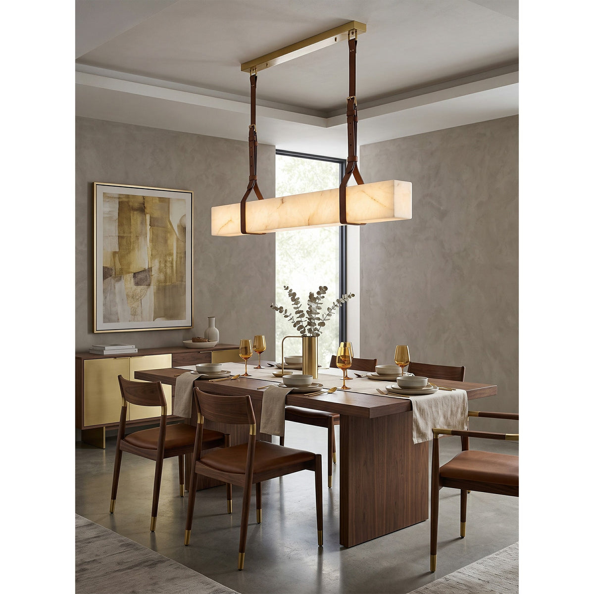 Radilum Frozen Alabaster Chandelier