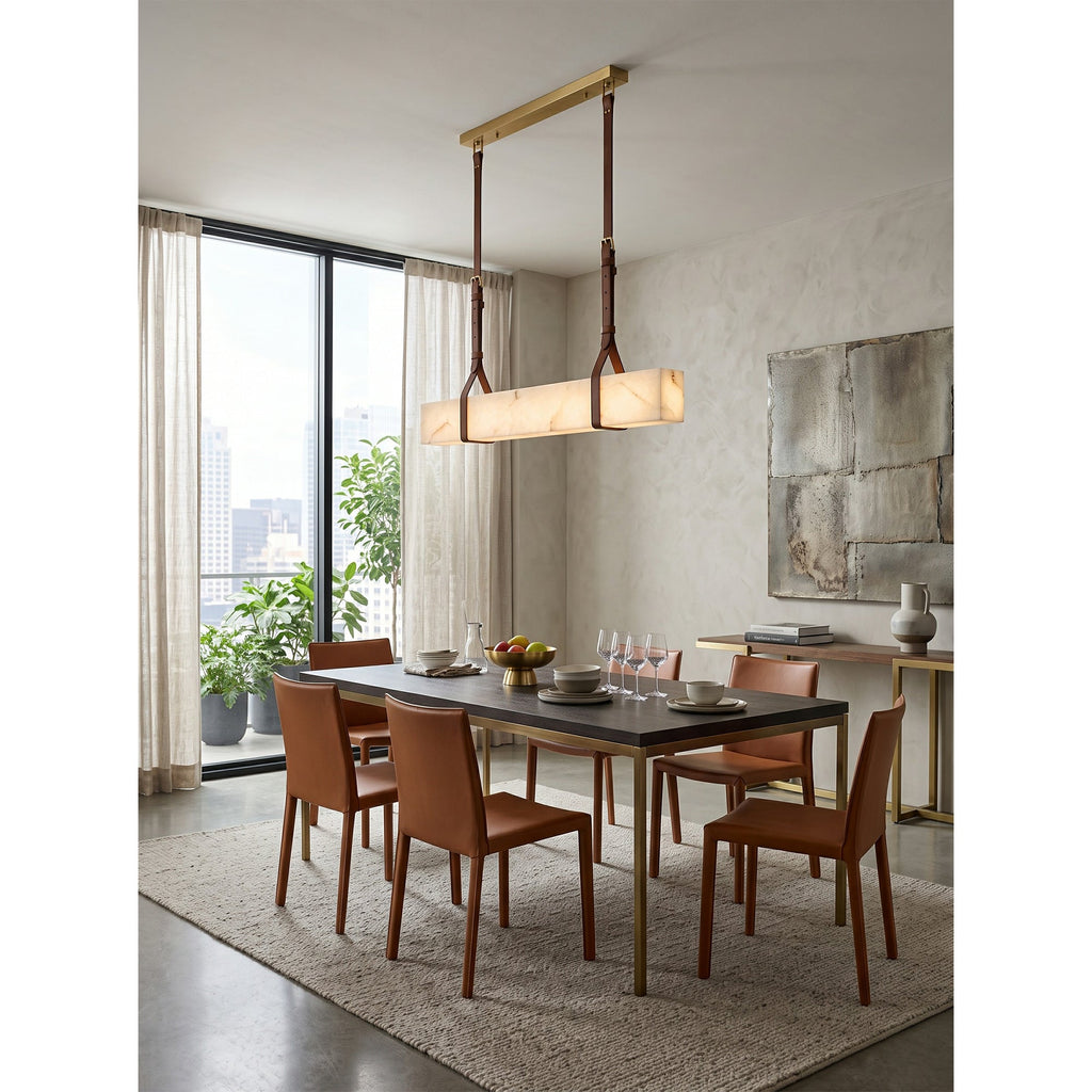Radilum Frozen Alabaster Chandelier