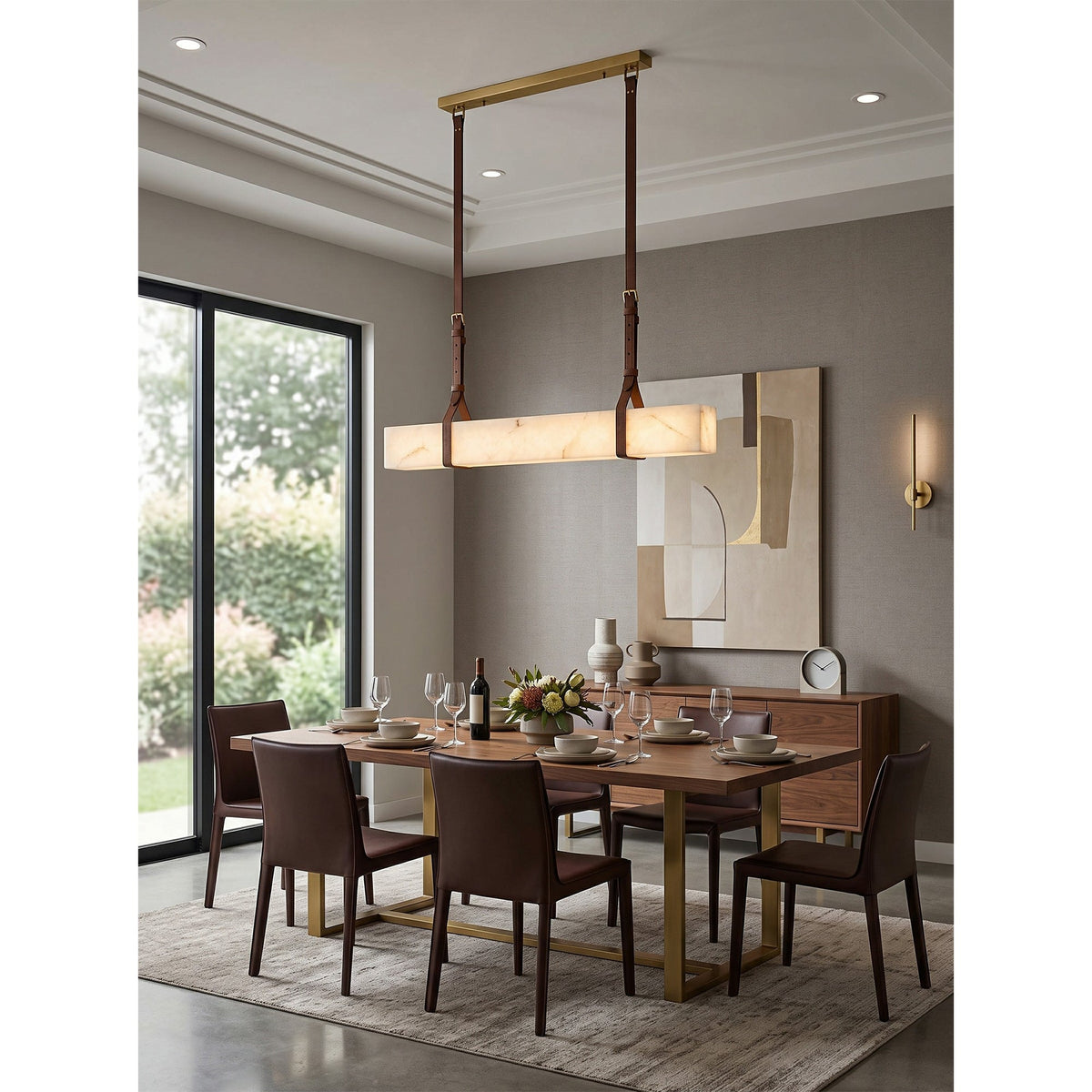 Radilum Frozen Alabaster Chandelier
