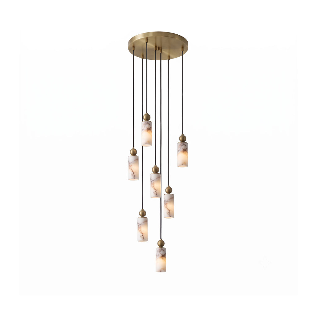 Radilum Harlin Alabaster Cluster Chandelier
