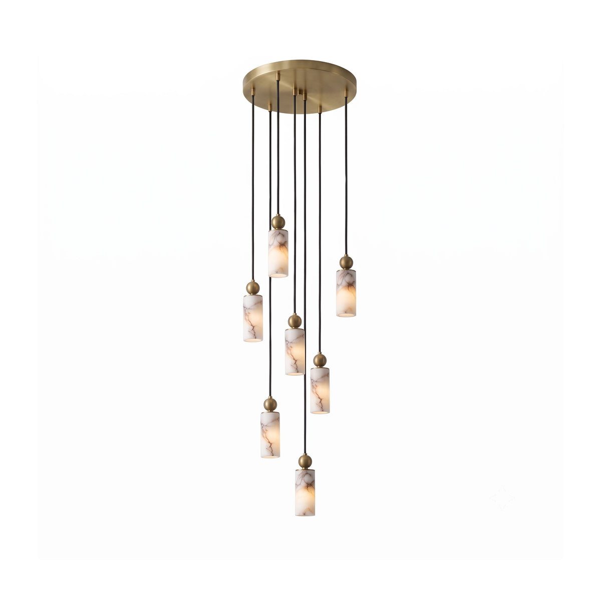 Radilum Harlin Alabaster Cluster Chandelier