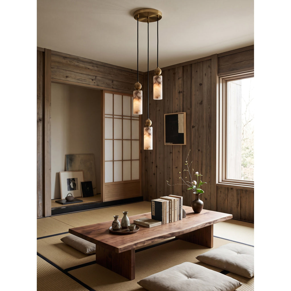 Radilum Harlin Alabaster Cluster Chandelier