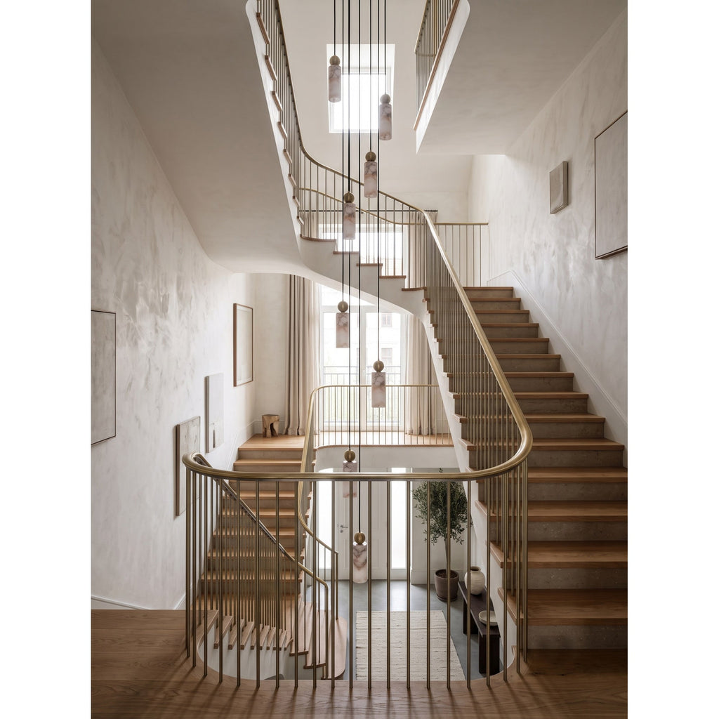 Radilum Harlin Alabaster Cluster Chandelier