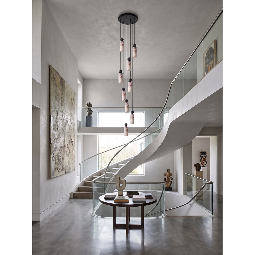 Radilum Harlin Alabaster Cluster Chandelier