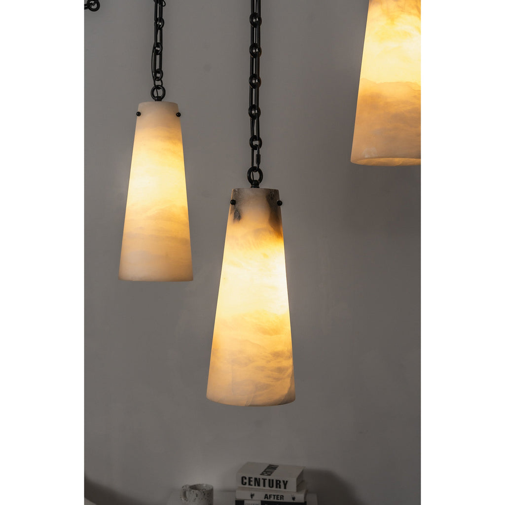 Radilum Cascade Chain Alabaster Chandelier
