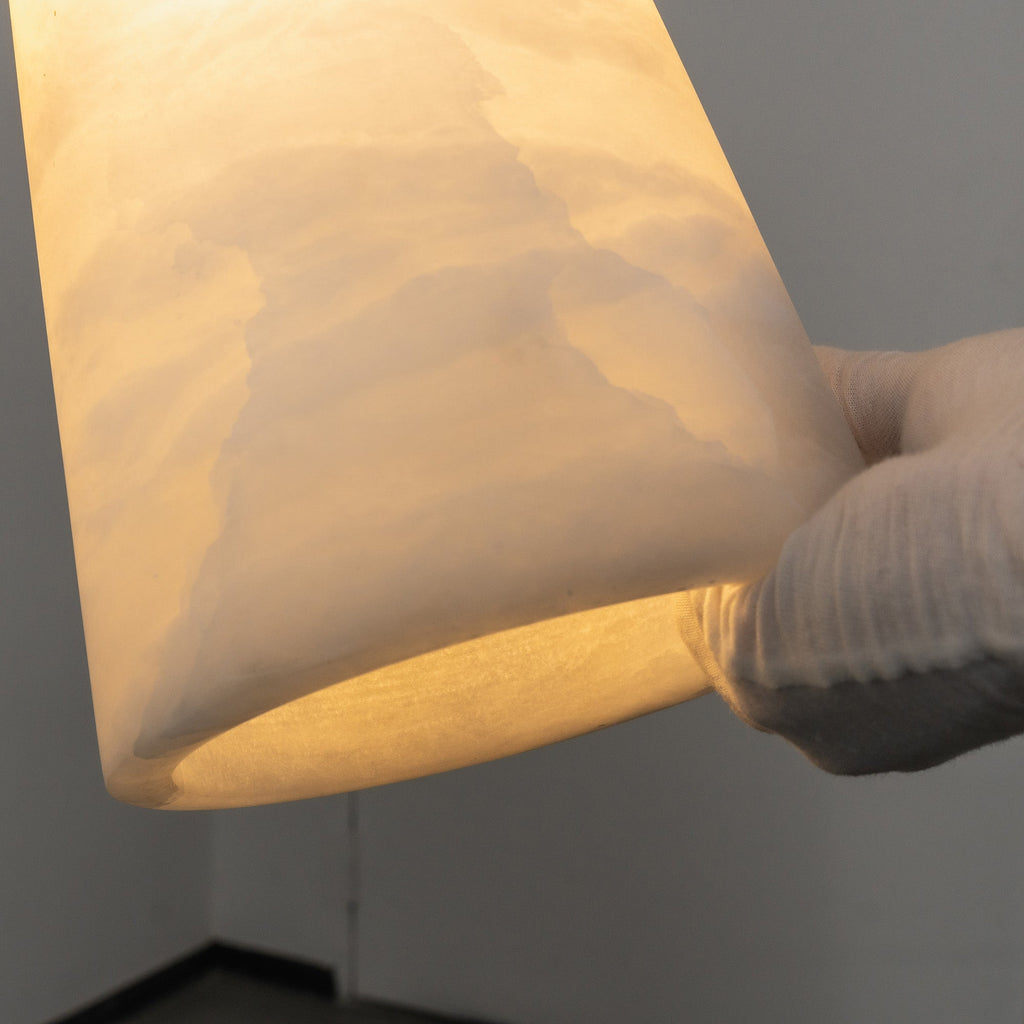 Radilum Cascade Chain Alabaster Chandelier