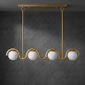 Radilum Lenox Alabaster Linear Chandelier
