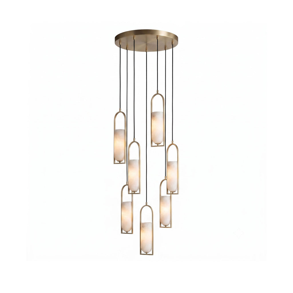 Radilum Melange Alabaster Chandelier