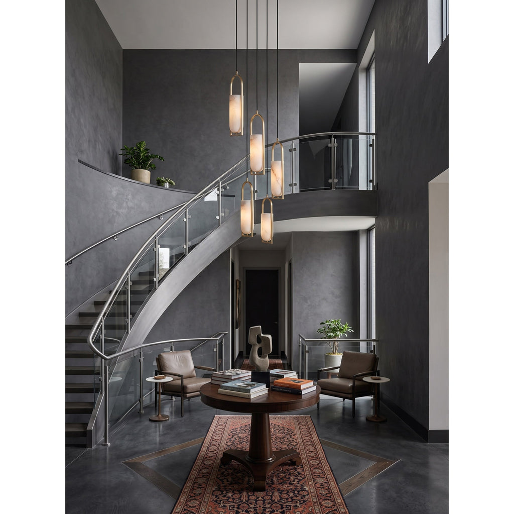 Radilum Melange Alabaster Chandelier