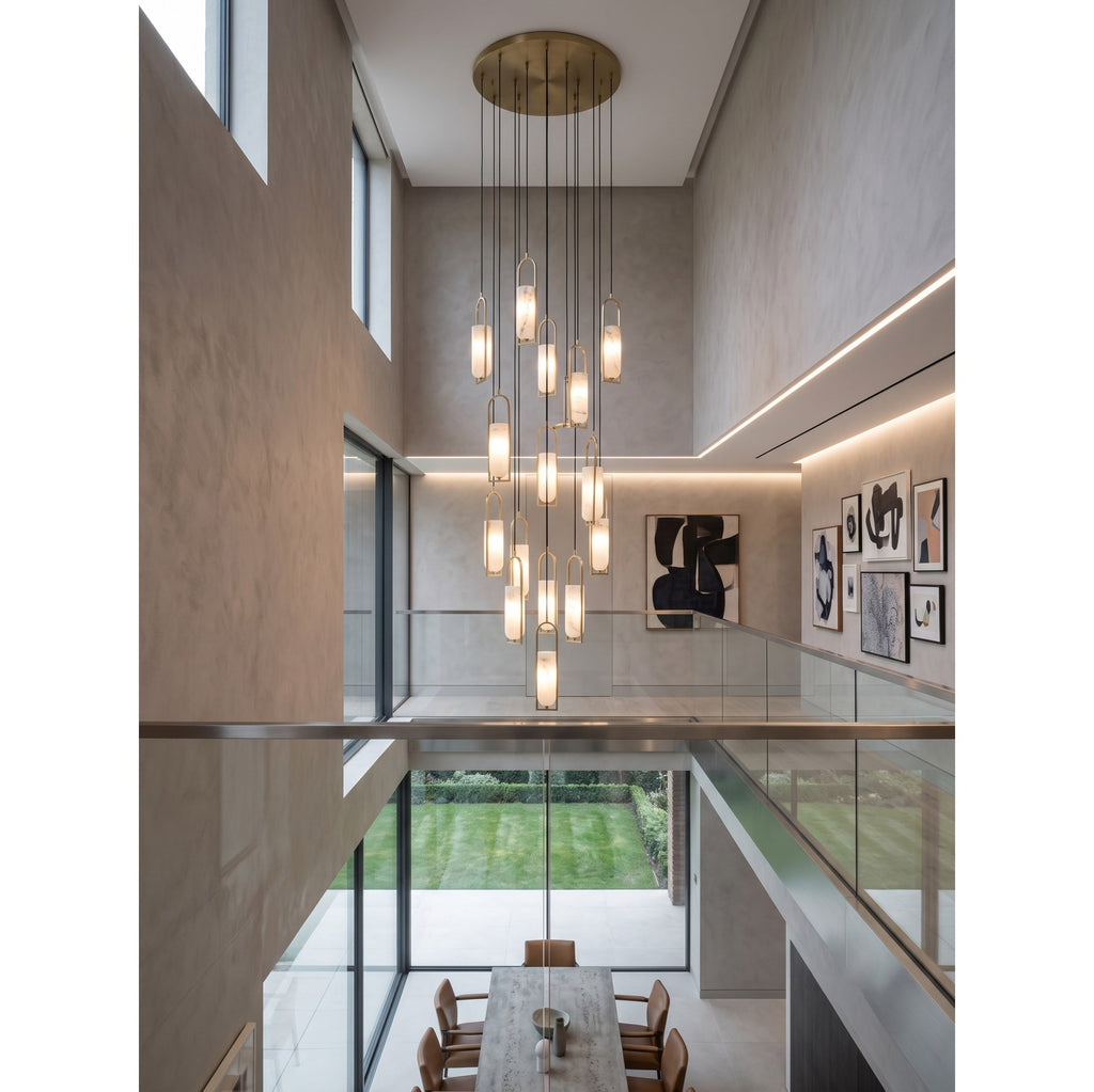 Radilum Melange Alabaster Chandelier