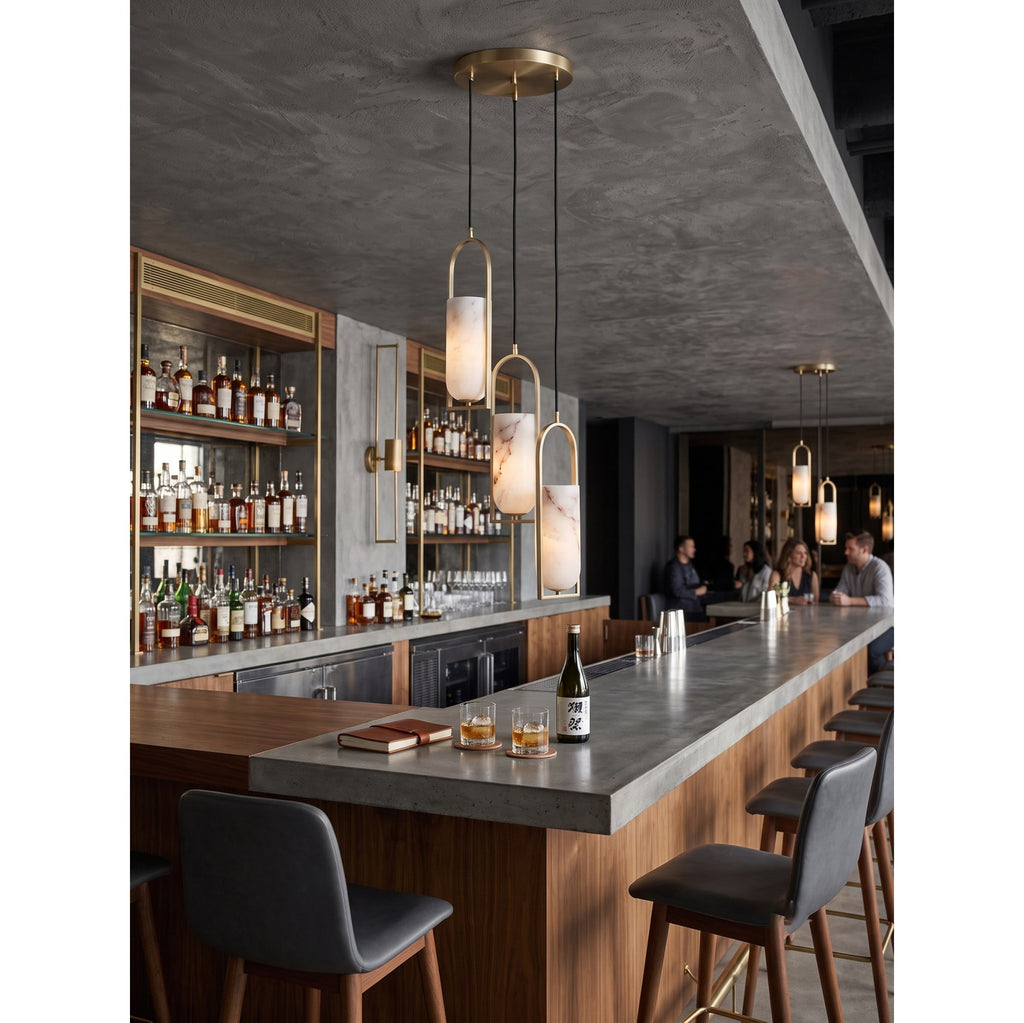 Radilum Melange Alabaster Chandelier
