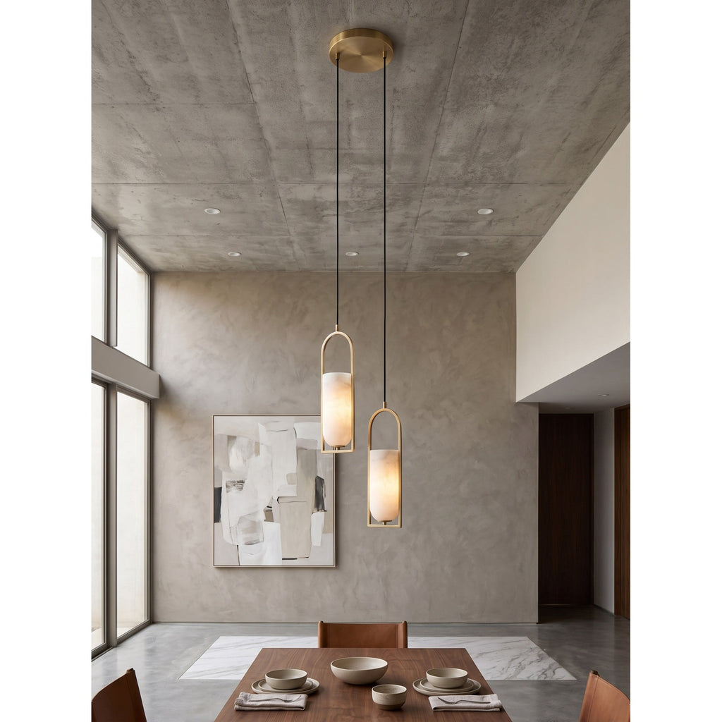 Radilum Melange Alabaster Chandelier