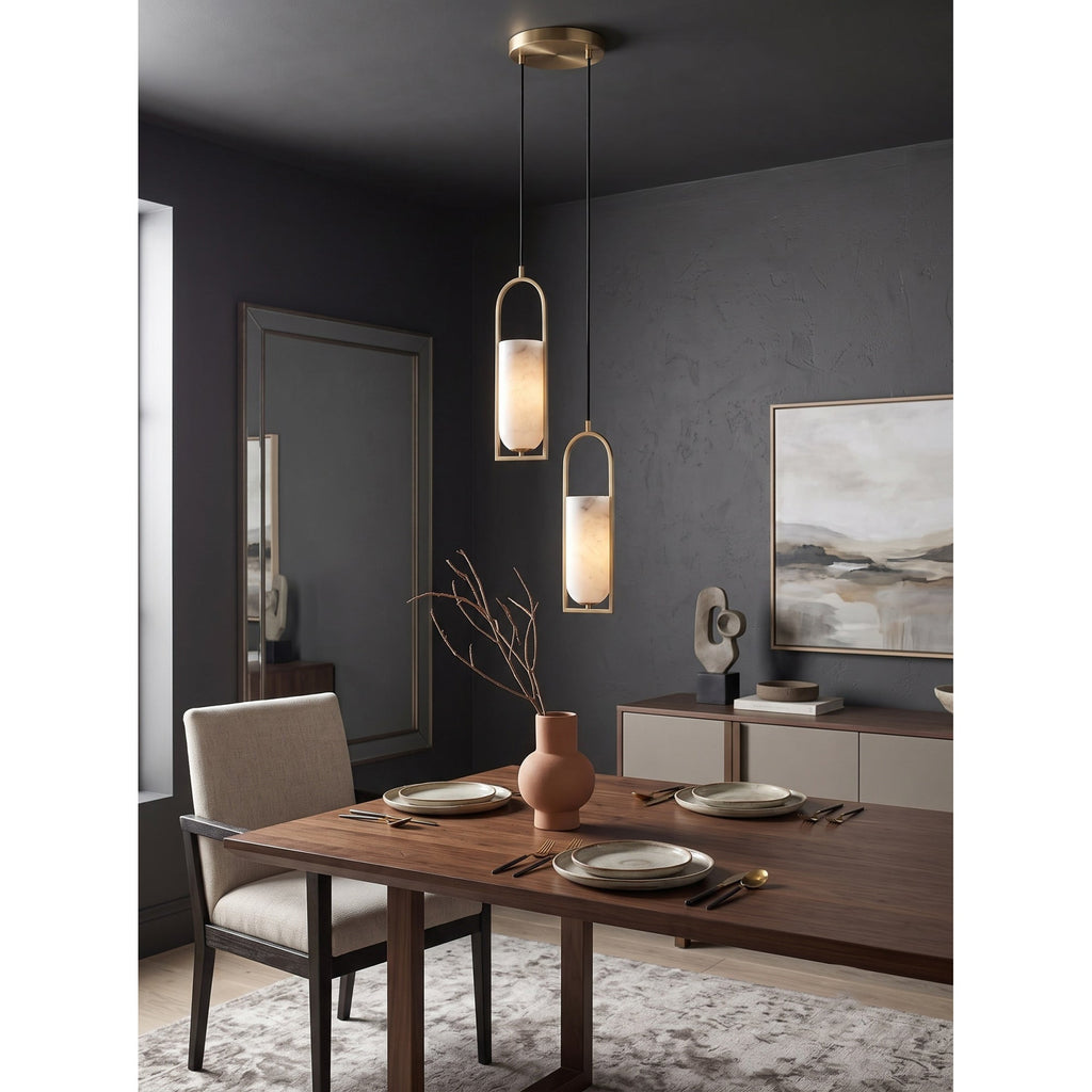 Radilum Melange Alabaster Chandelier