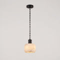 Radilum Column Alabaster Chain Chandelier