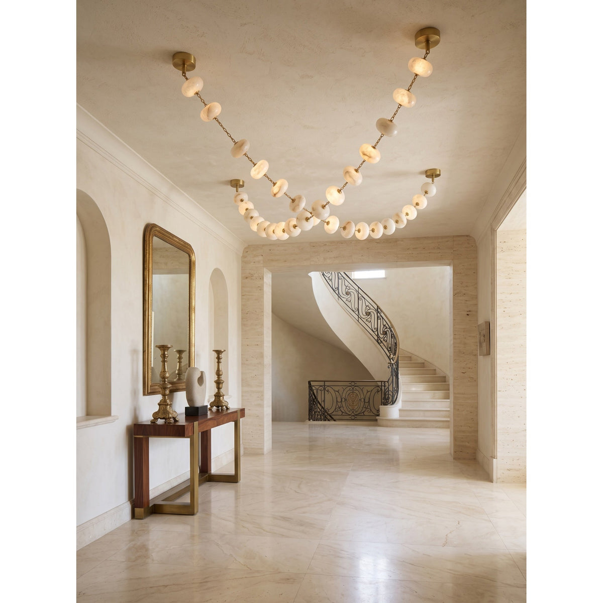 Radilum Nephele Alabaster Chandelier