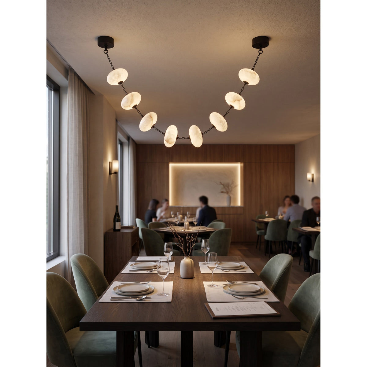 Radilum Nephele Alabaster Chandelier