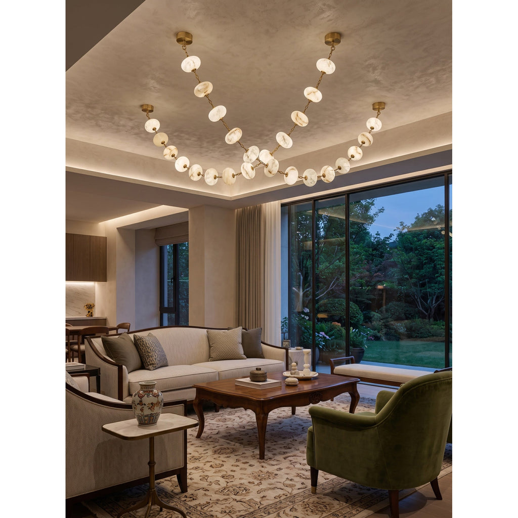 Radilum Nephele Alabaster Chandelier