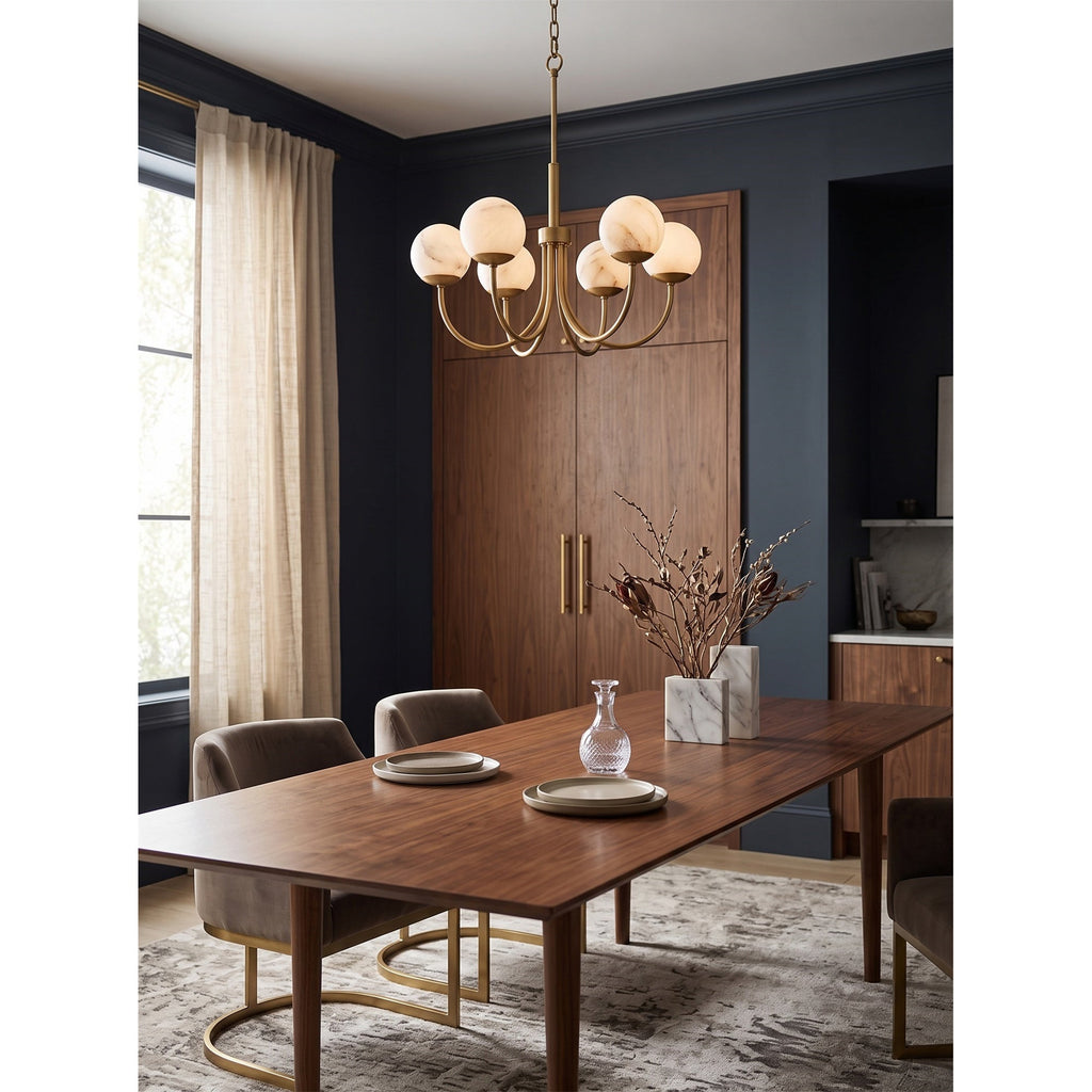 Radilum Orillia Alabaster Chandelier