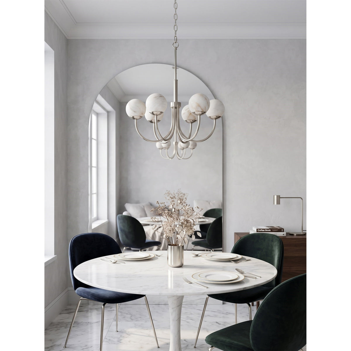 Radilum Orillia Alabaster Chandelier