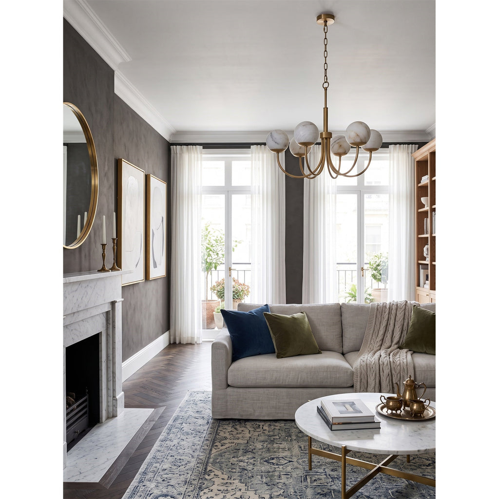 Radilum Orillia Alabaster Chandelier