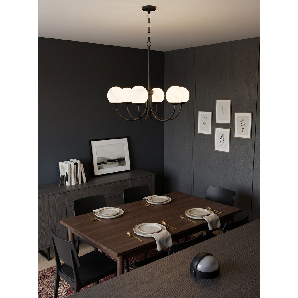Radilum Orillia Alabaster Chandelier