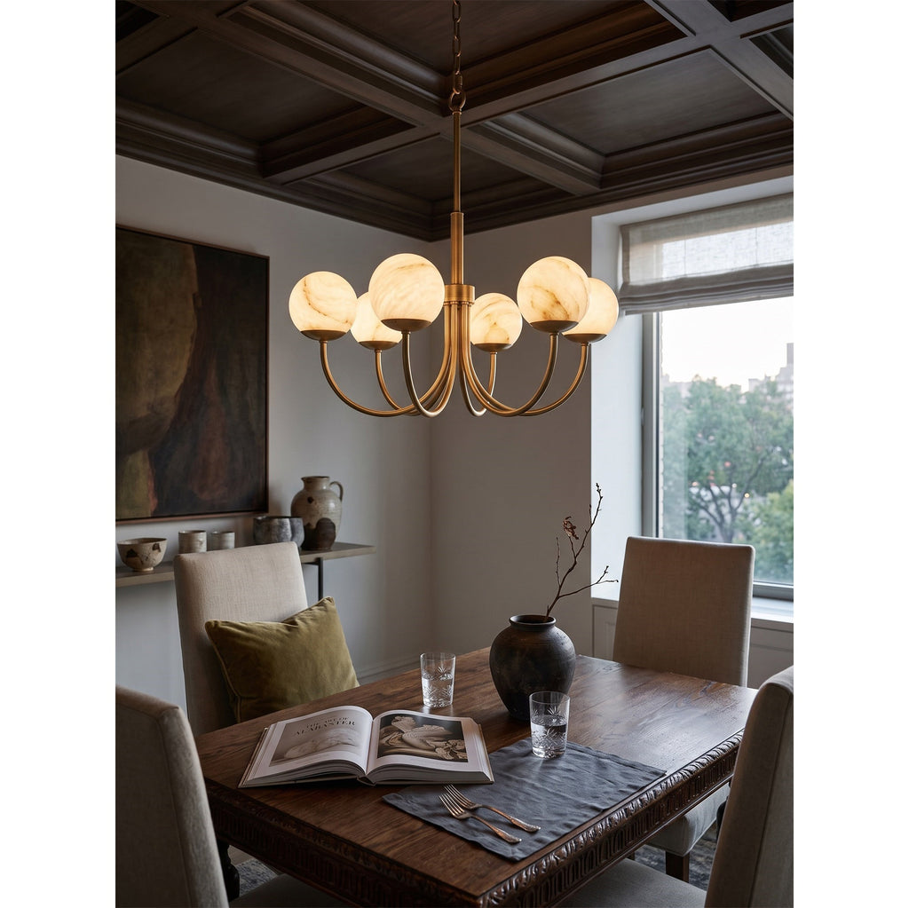 Radilum Orillia Alabaster Chandelier