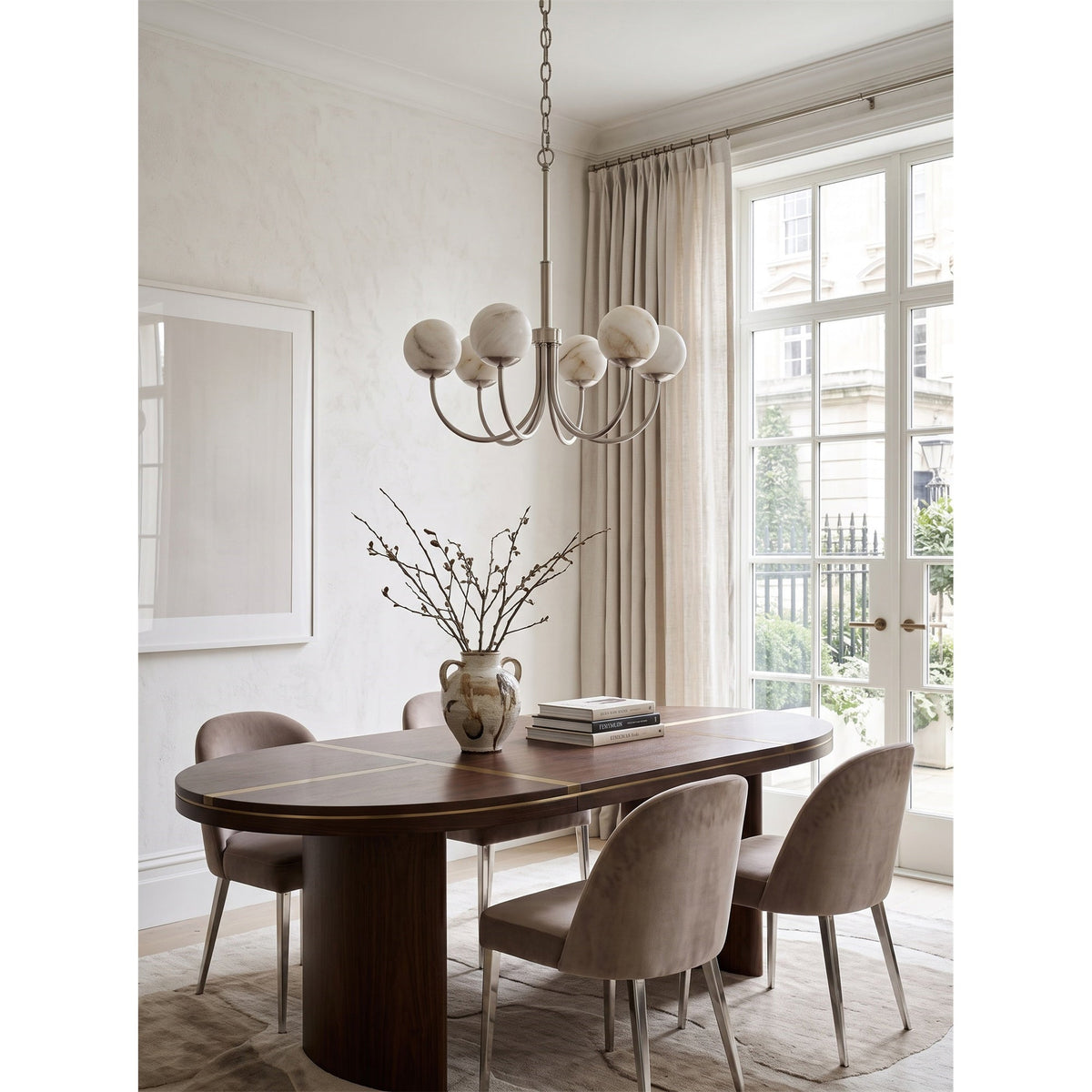 Radilum Orillia Alabaster Chandelier