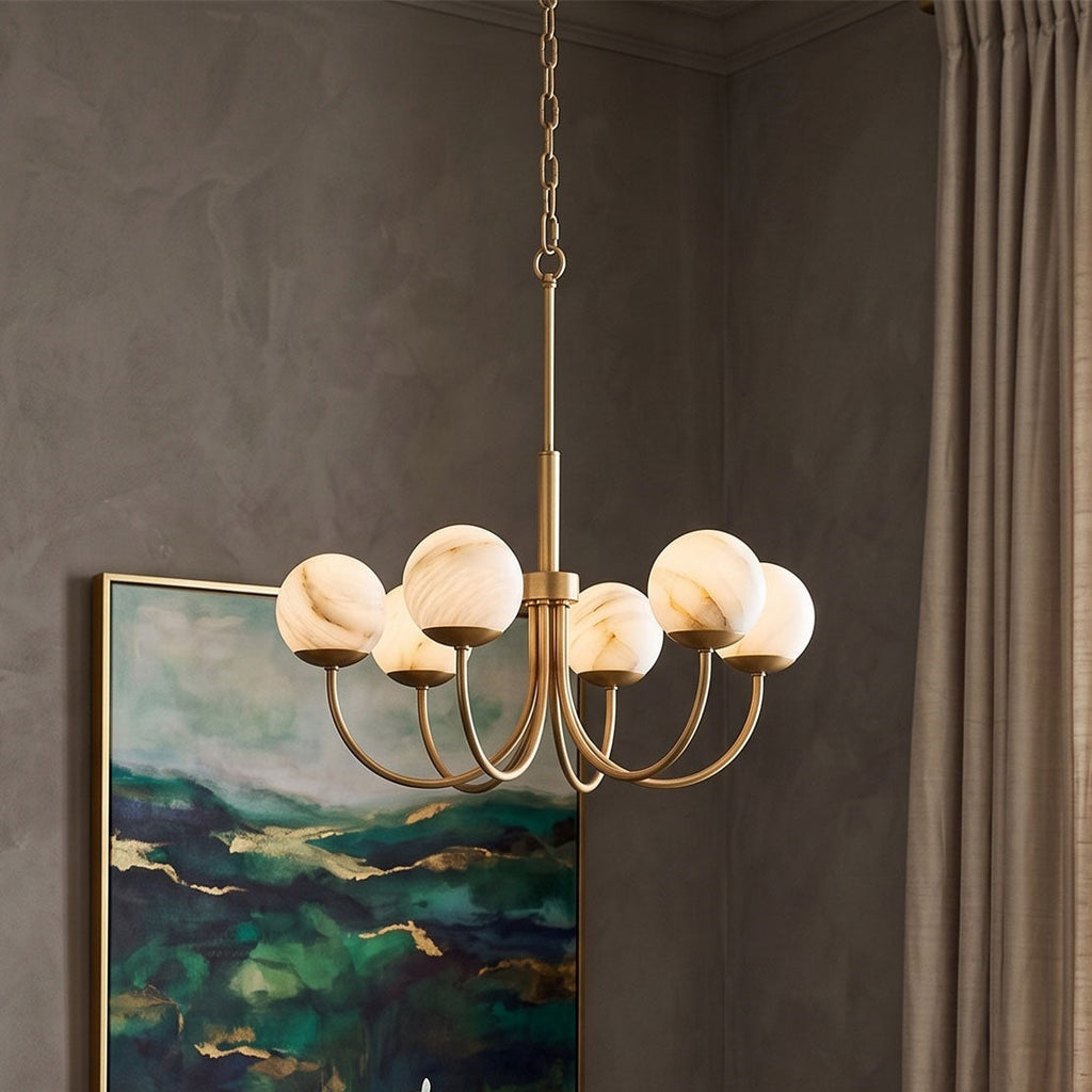Radilum Orillia Alabaster Chandelier