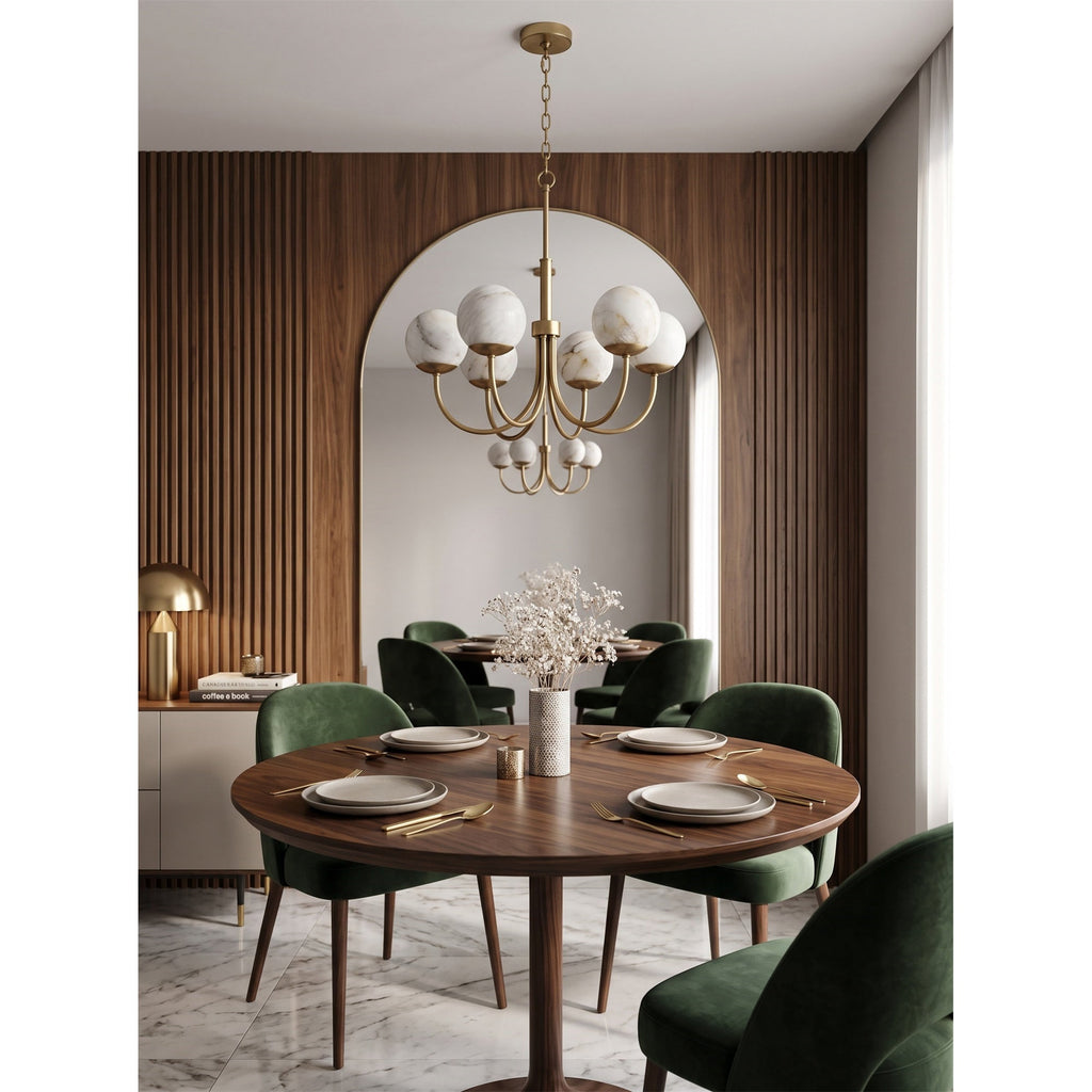 Radilum Orillia Alabaster Chandelier