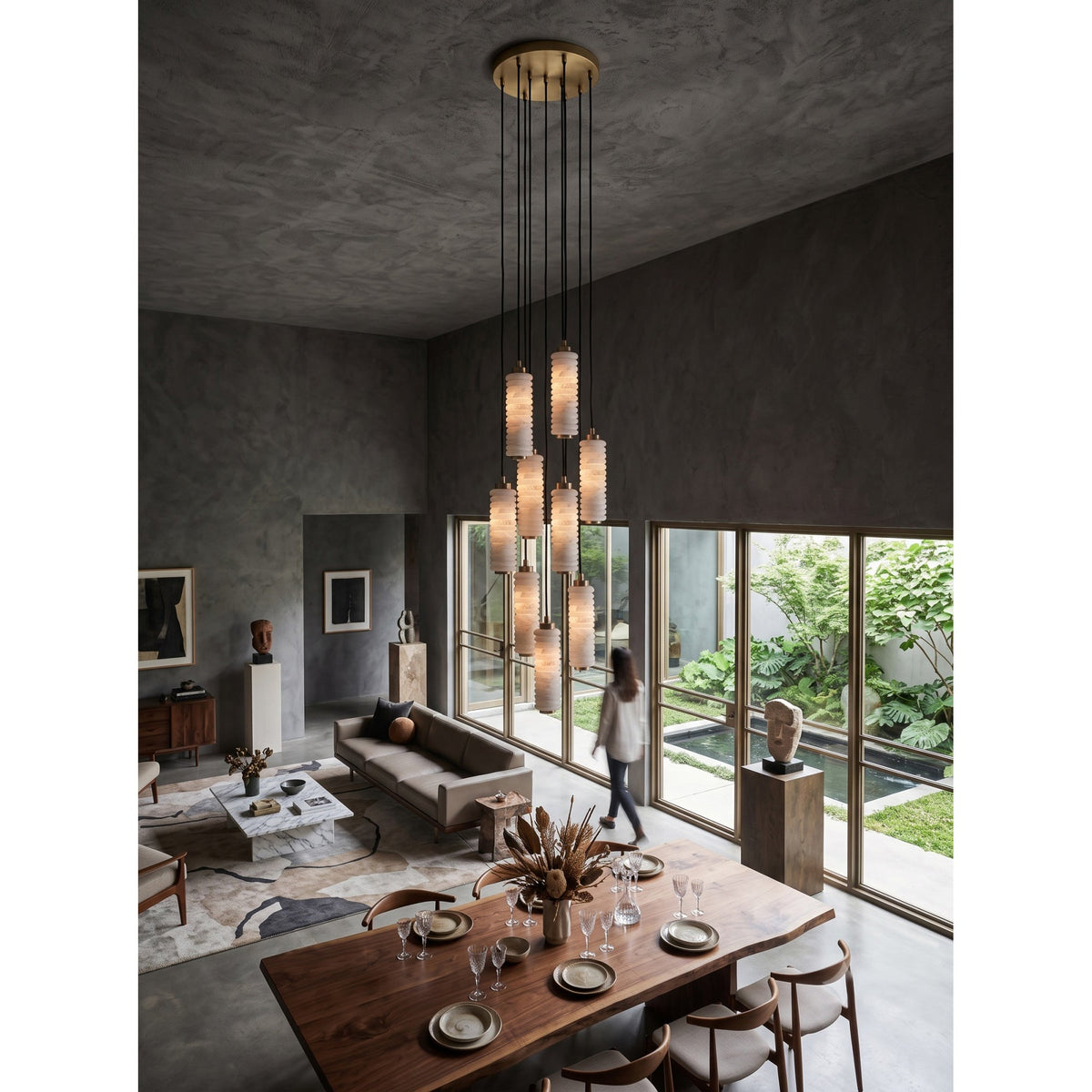 Radilum Payson Alabaster Chandelier