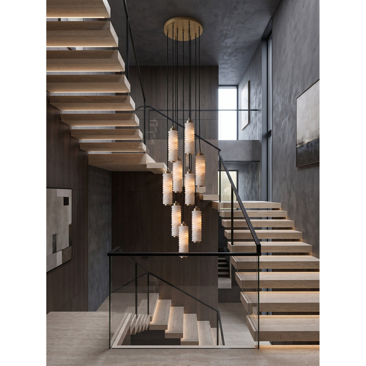 Radilum Payson Alabaster Chandelier