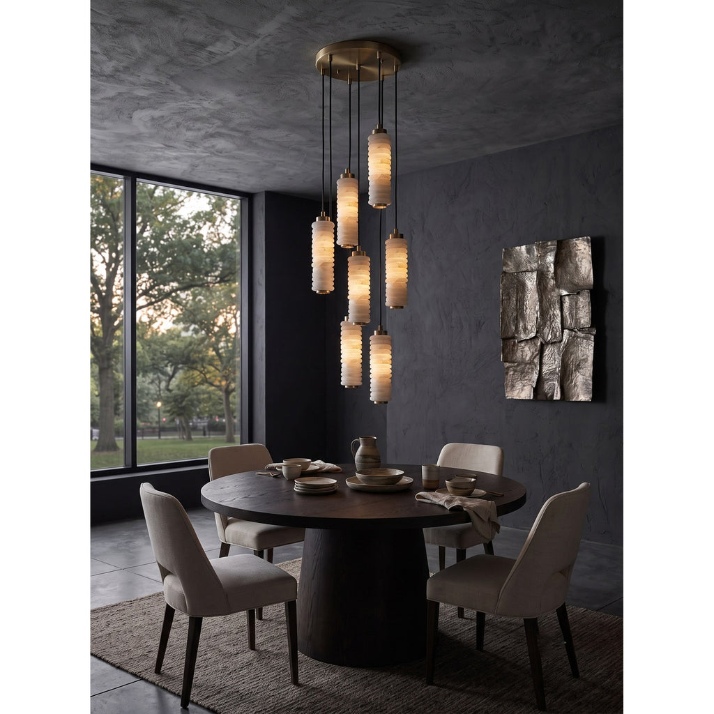Radilum Payson Alabaster Chandelier