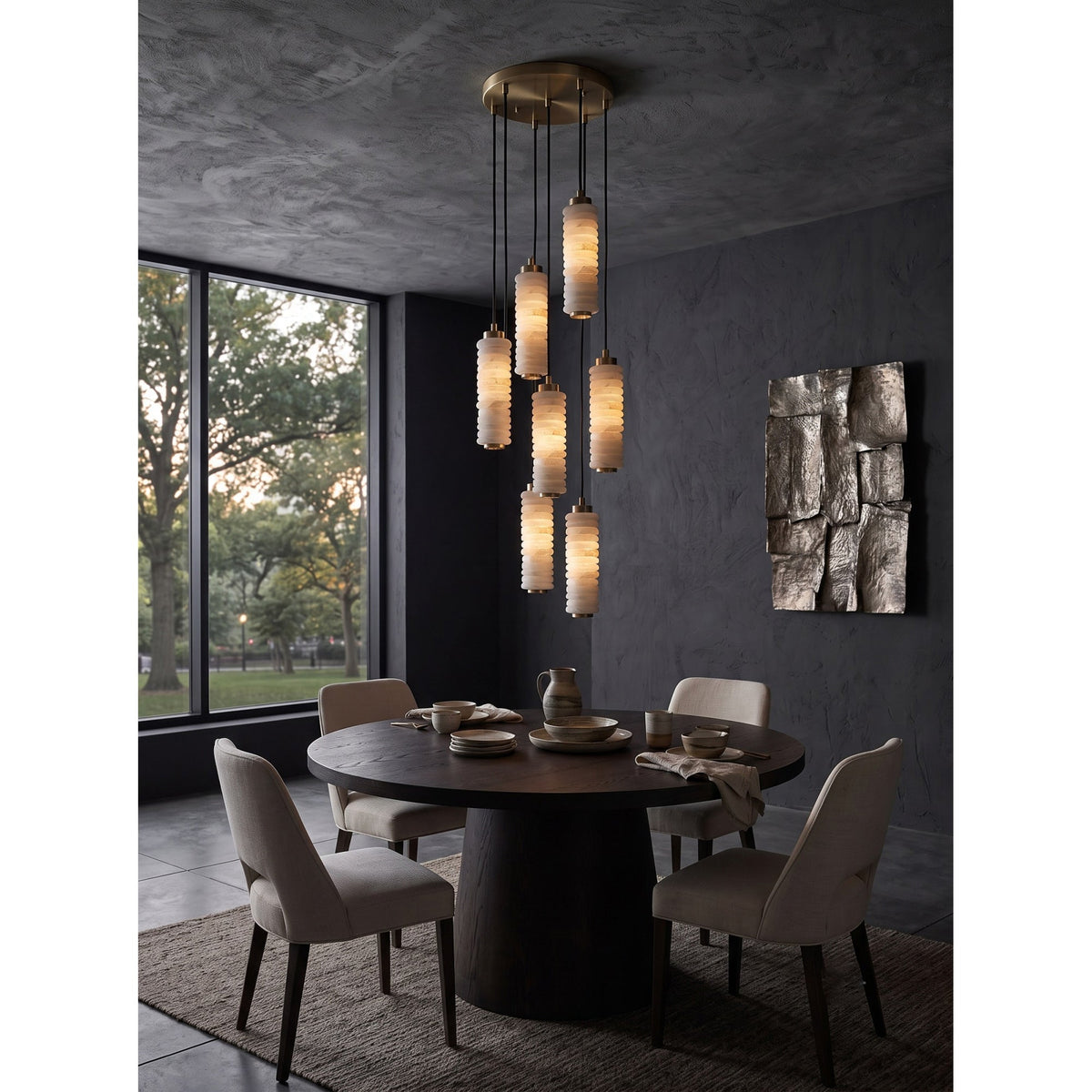 Radilum Payson Alabaster Chandelier