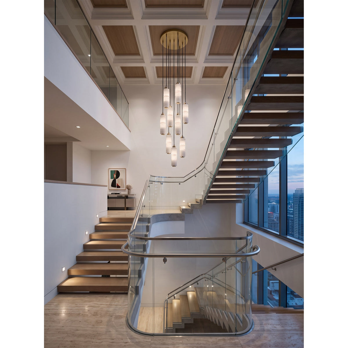 Radilum Payson Alabaster Chandelier