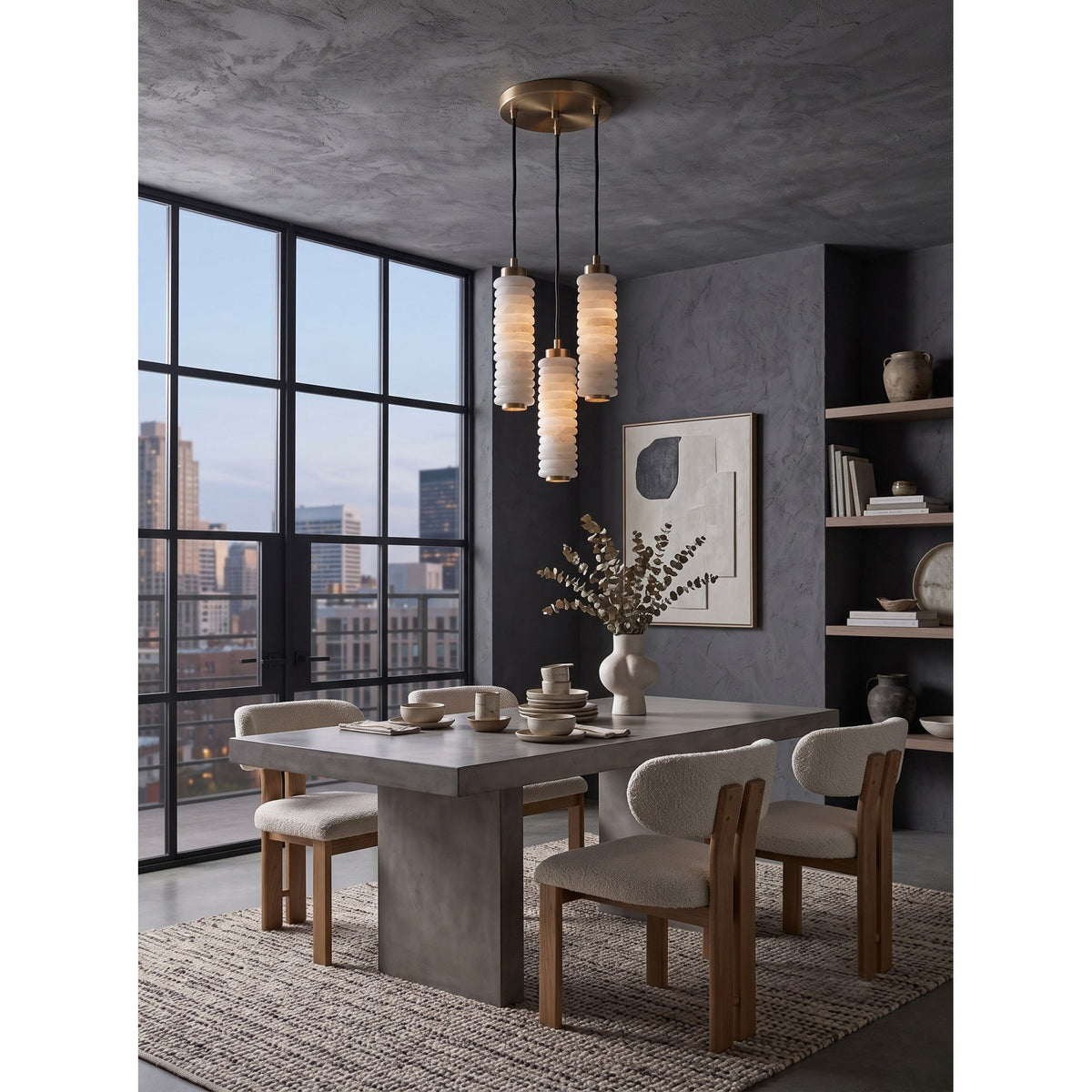 Radilum Payson Alabaster Chandelier