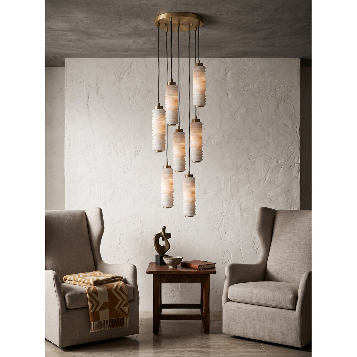 Radilum Payson Alabaster Chandelier