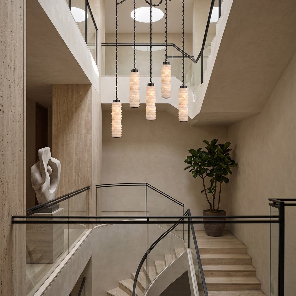 Radilum Payson Chain Alabaster Chandelier